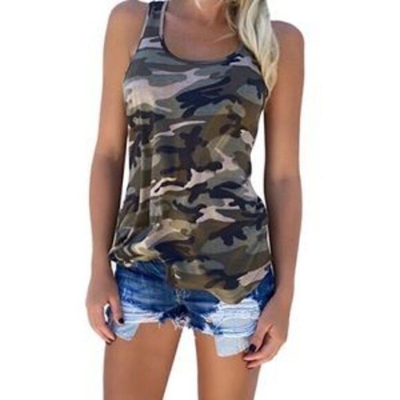 New Racerback Camouflage Tank - Picture 2 of 4